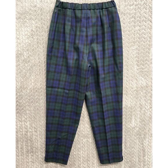 Pendelton Authentic Black Watch Tartan Plaid Pants Womens Size 12 Petite Wool - Picture 9 of 9